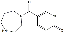 5-(1,4-diazepan-1-ylcarbonyl)pyridin-2(1H)-one 结构式