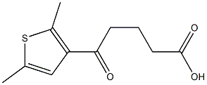 5-(2,5-dimethylthiophen-3-yl)-5-oxopentanoic acid 结构式