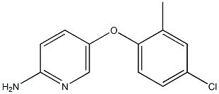 5-(4-chloro-2-methylphenoxy)pyridin-2-amine 结构式