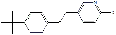 5-(4-tert-butylphenoxymethyl)-2-chloropyridine 结构式