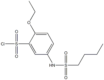 5-(butane-1-sulfonamido)-2-ethoxybenzene-1-sulfonyl chloride 结构式