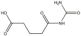 5-(carbamoylamino)-5-oxopentanoic acid 结构式