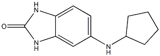 5-(cyclopentylamino)-2,3-dihydro-1H-1,3-benzodiazol-2-one 结构式