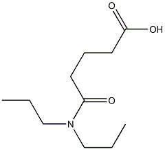 5-(dipropylamino)-5-oxopentanoic acid 结构式