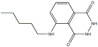 5-(pentylamino)-1,2,3,4-tetrahydrophthalazine-1,4-dione 结构式