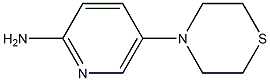 5-(thiomorpholin-4-yl)pyridin-2-amine 结构式