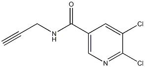 5,6-dichloro-N-prop-2-ynylnicotinamide 结构式