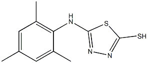 5-[(2,4,6-trimethylphenyl)amino]-1,3,4-thiadiazole-2-thiol 结构式