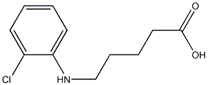 5-[(2-chlorophenyl)amino]pentanoic acid 结构式