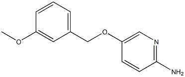5-[(3-methoxyphenyl)methoxy]pyridin-2-amine 结构式