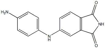 5-[(4-aminophenyl)amino]-2,3-dihydro-1H-isoindole-1,3-dione 结构式