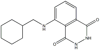 5-[(cyclohexylmethyl)amino]-1,2,3,4-tetrahydrophthalazine-1,4-dione 结构式