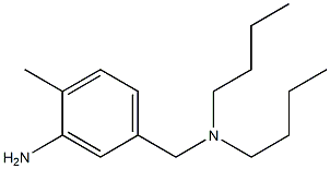 5-[(dibutylamino)methyl]-2-methylaniline 结构式