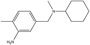 5-{[cyclohexyl(methyl)amino]methyl}-2-methylaniline 结构式