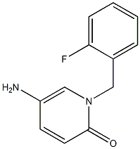 5-amino-1-[(2-fluorophenyl)methyl]-1,2-dihydropyridin-2-one 结构式