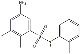 5-amino-2,3-dimethyl-N-(2-methylphenyl)benzene-1-sulfonamide 结构式