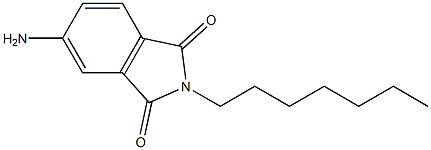 5-amino-2-heptyl-2,3-dihydro-1H-isoindole-1,3-dione 结构式