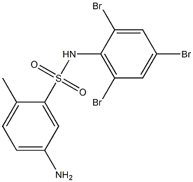 5-amino-2-methyl-N-(2,4,6-tribromophenyl)benzene-1-sulfonamide 结构式