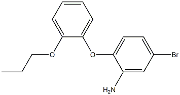 5-bromo-2-(2-propoxyphenoxy)aniline 结构式