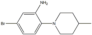 5-bromo-2-(4-methylpiperidin-1-yl)aniline 结构式