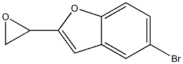 5-bromo-2-oxiran-2-yl-1-benzofuran 结构式