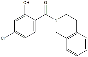 5-chloro-2-(1,2,3,4-tetrahydroisoquinolin-2-ylcarbonyl)phenol 结构式