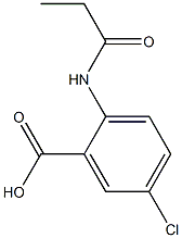 5-chloro-2-(propionylamino)benzoic acid 结构式