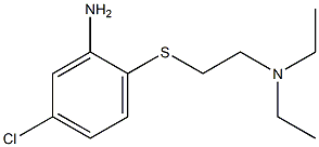 5-chloro-2-{[2-(diethylamino)ethyl]sulfanyl}aniline 结构式