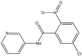 5-chloro-2-nitro-N-(pyridin-3-yl)benzamide 结构式