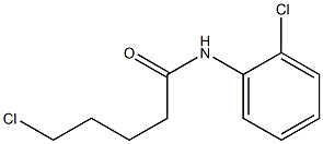 5-chloro-N-(2-chlorophenyl)pentanamide 结构式