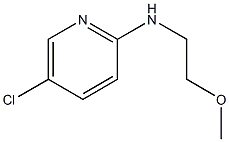5-chloro-N-(2-methoxyethyl)pyridin-2-amine 结构式
