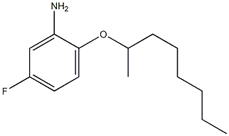 5-fluoro-2-(octan-2-yloxy)aniline 结构式