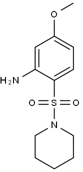 5-methoxy-2-(piperidine-1-sulfonyl)aniline 结构式