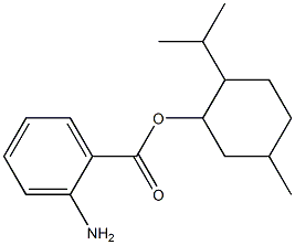 5-methyl-2-(propan-2-yl)cyclohexyl 2-aminobenzoate 结构式