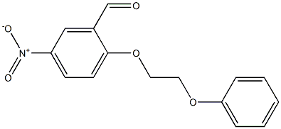 5-nitro-2-(2-phenoxyethoxy)benzaldehyde 结构式