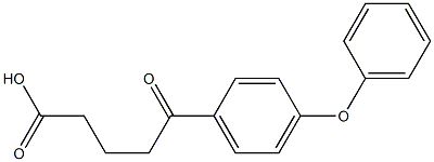 5-oxo-5-(4-phenoxyphenyl)pentanoic acid 结构式