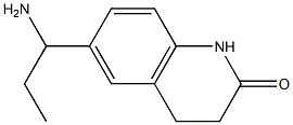 6-(1-aminopropyl)-1,2,3,4-tetrahydroquinolin-2-one 结构式