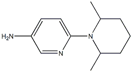 6-(2,6-dimethylpiperidin-1-yl)pyridin-3-amine 结构式