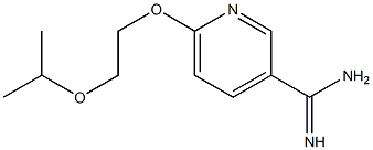 6-(2-isopropoxyethoxy)pyridine-3-carboximidamide 结构式