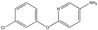 6-(3-chlorophenoxy)pyridin-3-amine 结构式
