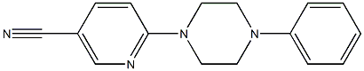 6-(4-phenylpiperazin-1-yl)nicotinonitrile 结构式