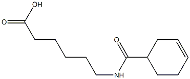 6-[(cyclohex-3-en-1-ylcarbonyl)amino]hexanoic acid 结构式