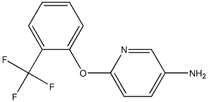 6-[2-(trifluoromethyl)phenoxy]pyridin-3-amine 结构式