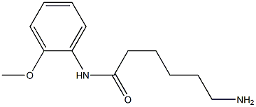 6-amino-N-(2-methoxyphenyl)hexanamide 结构式
