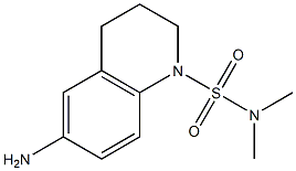 6-amino-N,N-dimethyl-1,2,3,4-tetrahydroquinoline-1-sulfonamide 结构式