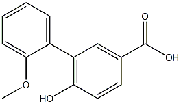 6-hydroxy-2'-methoxy-1,1'-biphenyl-3-carboxylic acid 结构式