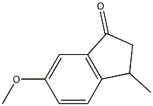 6-methoxy-3-methyl-2,3-dihydro-1H-inden-1-one 结构式