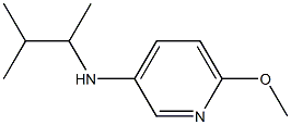 6-methoxy-N-(3-methylbutan-2-yl)pyridin-3-amine 结构式