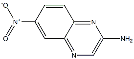 6-nitroquinoxalin-2-amine 结构式