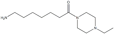 7-(4-ethylpiperazin-1-yl)-7-oxoheptan-1-amine 结构式